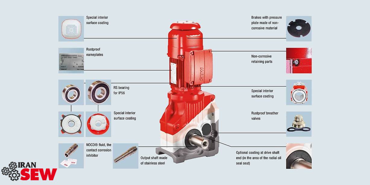 قطعات یدکی موتور و گیربکس SEW IRAN SEW فروشگاه اینترنتی گیربکس SEW